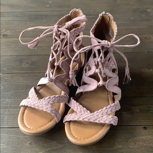 Sonoma Pink Gladiator Sandals 7